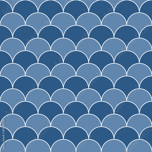 Navy blue fish scales pattern. fish scales pattern. fish scales seamless pattern. Decorative elements, clothing, paper wrapping, bathroom tiles, wall tiles, backdrop, background.
