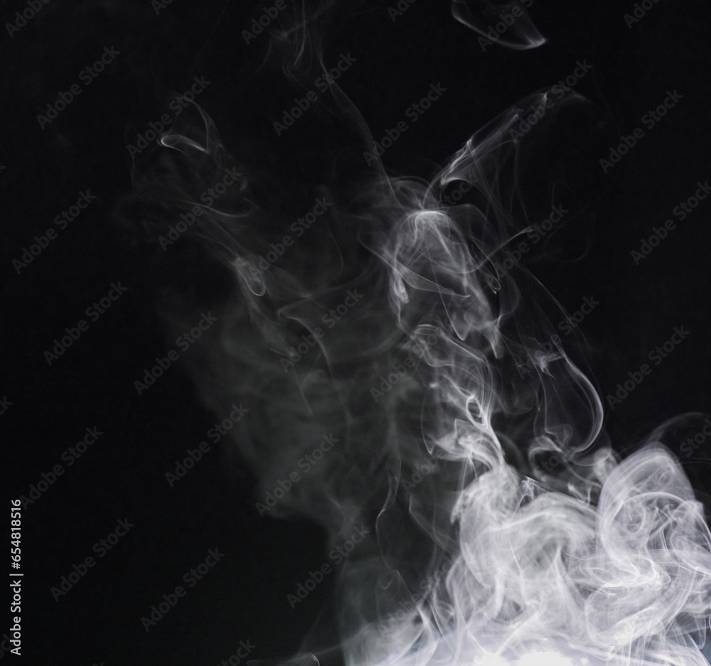 custom made wallpaper toronto digitalSmoke, fog or gas in a studio with dark background by mockup space for magic effect with abstract. Incense, steam or vapor mist moving in air for cloud smog pattern by black backdrop with mock up.
