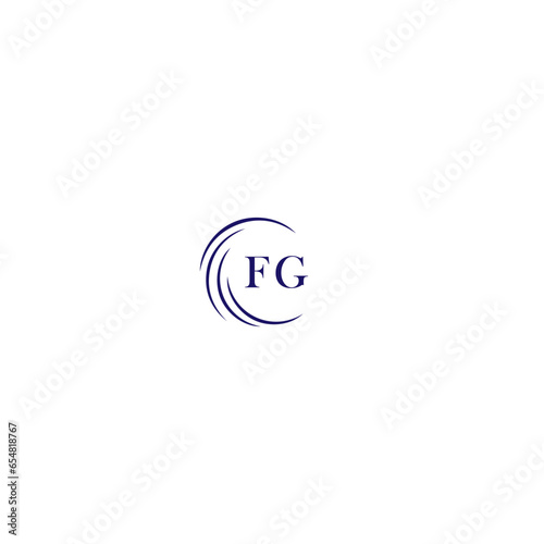 FG logo. F G design. White FG letter. FG, F G letter logo design. Initial letter FG linked circle uppercase monogram logo.