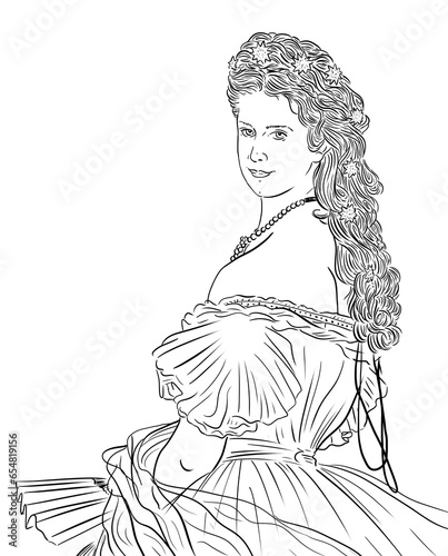 Photography Sisi Emperess Elisabeth 1837-1898