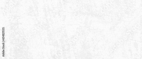 Grungy white concrete or cement wall as background, close up retro plain white color cement wall panoramic background texture.
