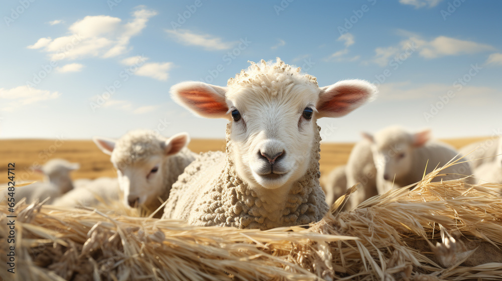 sheep in the meadow HD 8K wallpaper Stock Photographic Image sheep in the meadow HD 8K wallpaper Stock Photographic Image
