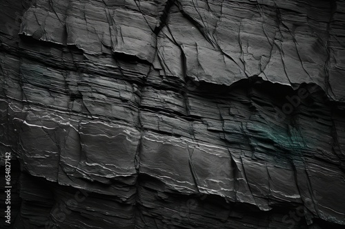 black and white sandstone texture with a cliff from the thornback national park, in the style of ricoh gr iii, interplay of lines, zeiss planar t* 80mm f/2.8, kintsugi, dark chiaroscuro lighting, conc photo