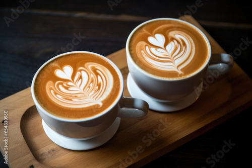 A Latte Love Story: Heart-Shaped Foam and Togetherness