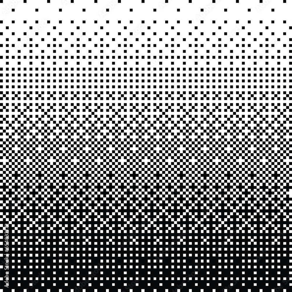 Pixel dot pattern background.Retro video game pixel texture.Black white abstract geometric background Pixel dot pattern background.Retro video game pixel texture.Black white abstract geometric background