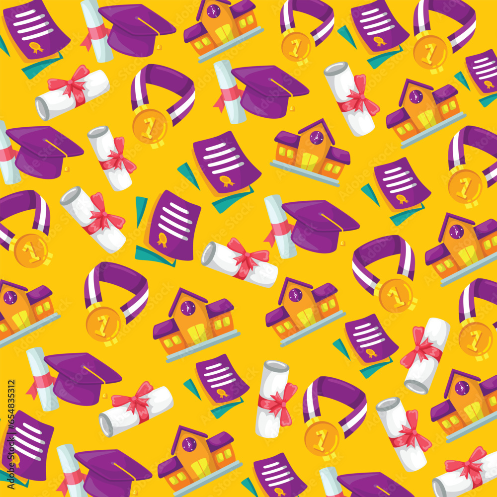 Pattern background about education