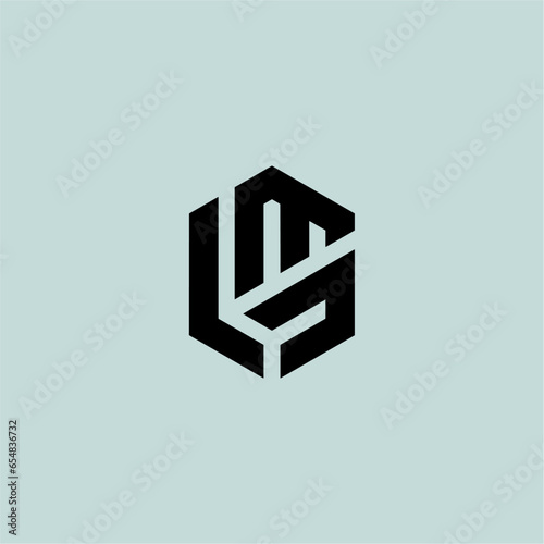 pentagon GM letter logo