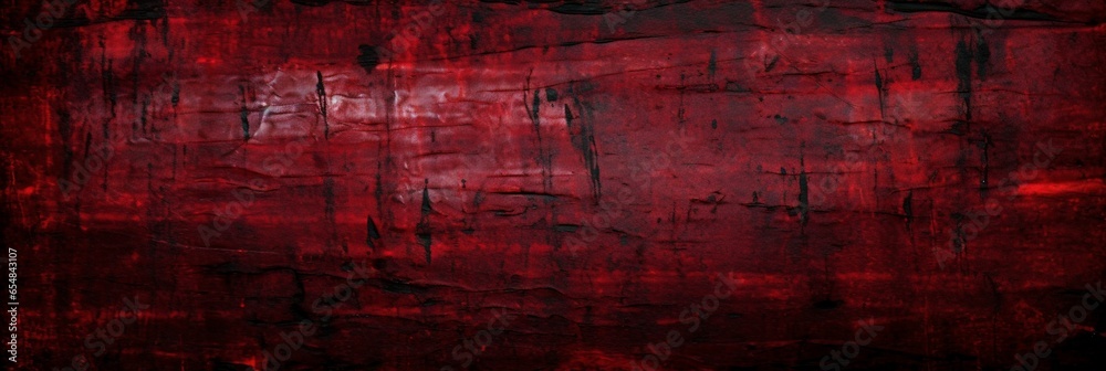 Red and White Scratched Background Texture: A Rough, Grainy Banner Infused with Bold Hues, Evoking Nature's Worn Elegance and Artistic Intricacy for a Striking and Dynamic Visual Impact