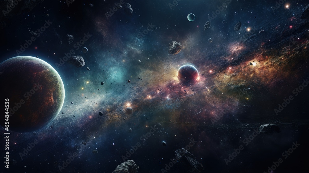 Beauty of space exploration showcased by celestial objects