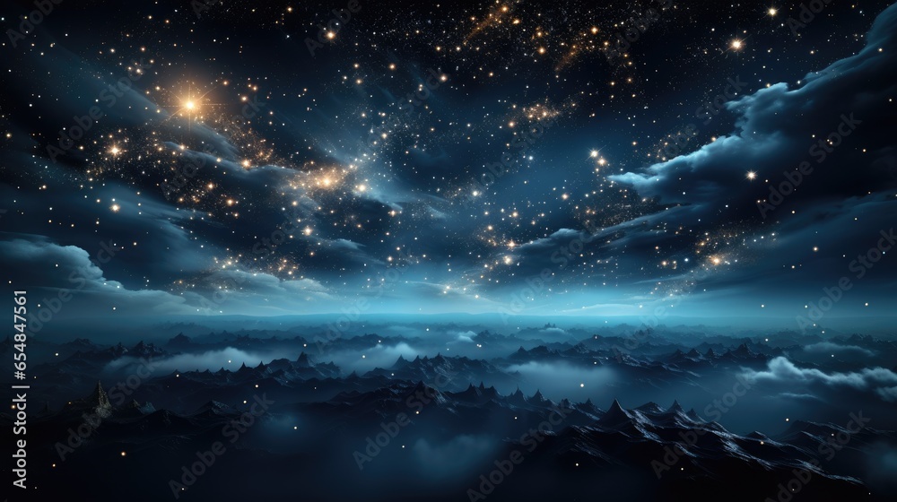 View of the space UHD wallpaper Stock Photographic Image