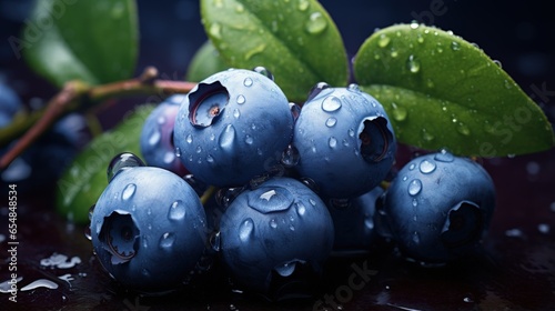 Wallpaper Mural Blue fruit Torontodigital.ca