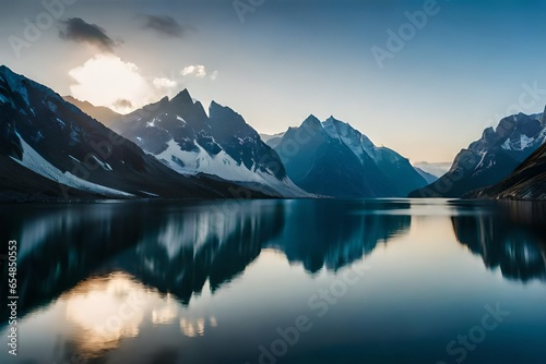 lake in mountains © Sajawal