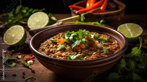 A Taste of India: A Visual Feast of Indian Lentil Soup