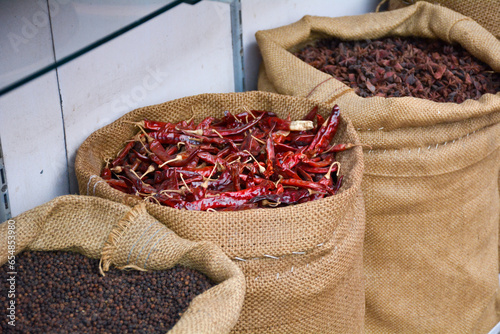 Aromatic Indian Spices Red Chilli Pepper 