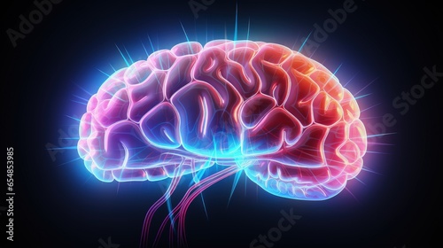 Illustration of glow in the...