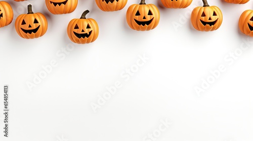 Top view of a cute Hallowee...