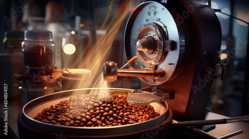 Expertly crafted coffee roasting method © vxnaghiyev