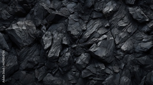 Coal as energy source for industry viewed from above