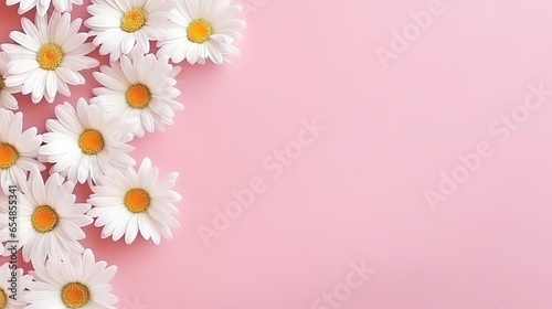 A daisy filled frame with s...