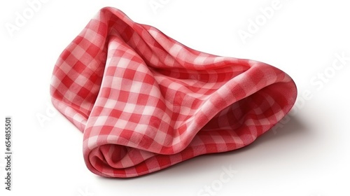 Gingham cloth for traditional picnic advertising