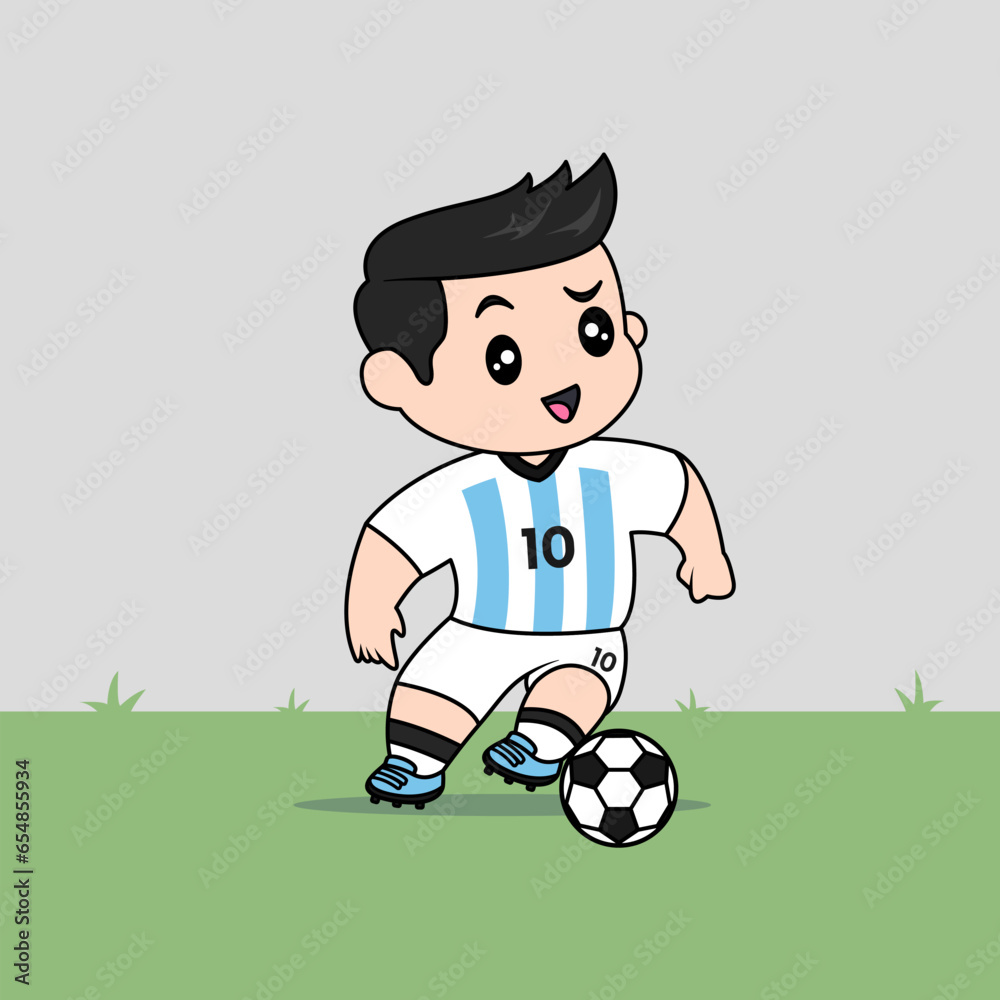 VECTOR DESIGN OF CHILDREN WEARING NATIONAL JERSEY FOOTBALL TEAM. ARGENTINA CHILDREN PLAY FOOTBALL VECTOR DESIGN OF CHILDREN WEARING NATIONAL JERSEY FOOTBALL TEAM. ARGENTINA CHILDREN PLAY FOOTBALL