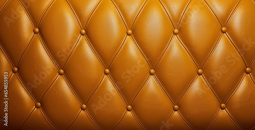 A detailed view of a brown leather upholstery fabric