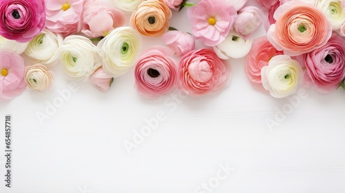 Feminine mockup with flower...