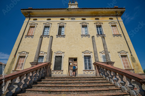 Embracing the Past: Exploring the Timeless Elegance of an Abandoned, Majestic Villa in the Heart of Emilia Romana, Italy photo