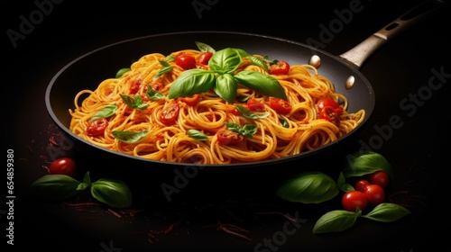 Italian spaghetti cooked in...