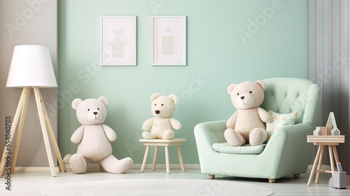 Scandinavian playroom with ...