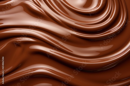 Melted chocolate liquid surface background