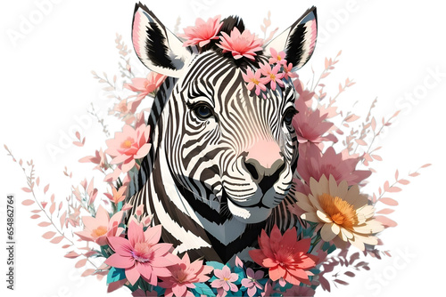 zebra boutique flowers