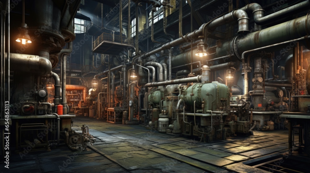 Factory structures within the premises Factory structures within the premises