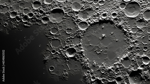 moon craters closeup astronomy photo