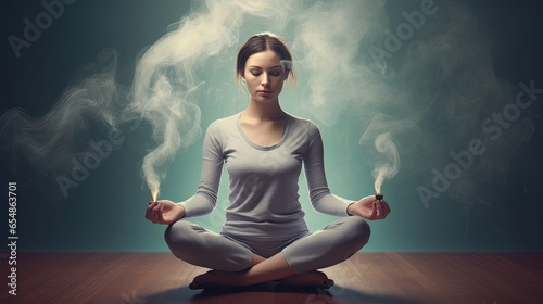 Yoga helps young woman quit...