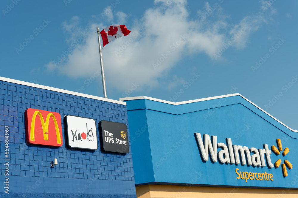 a west end Toronto, Canada location of Walmart Supercentre with