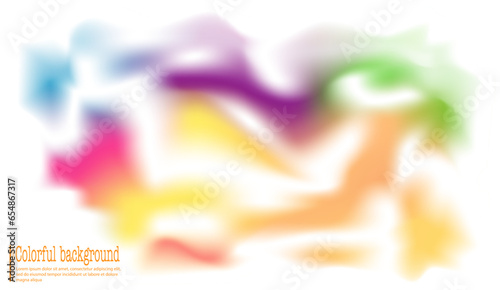 Colorful smoky gradient. Colored blurred background. Template for interior, prints, decorations, creativity and web design. The basis for posters, posters, covers and creative ideas