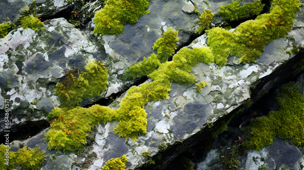 Obraz premium moss on stone