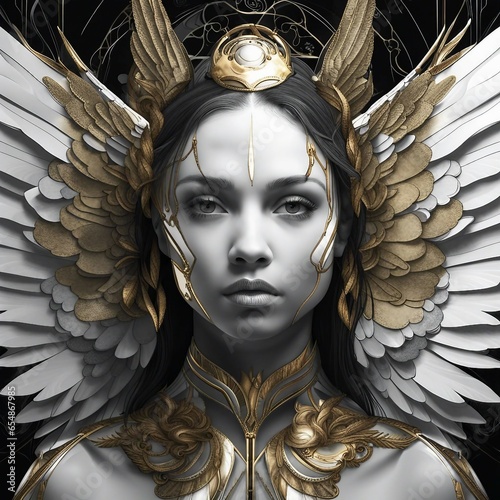 cyber angel series001. Generative AI