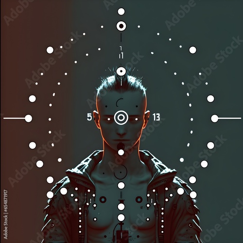 body mind socium cyberpunk art  photo