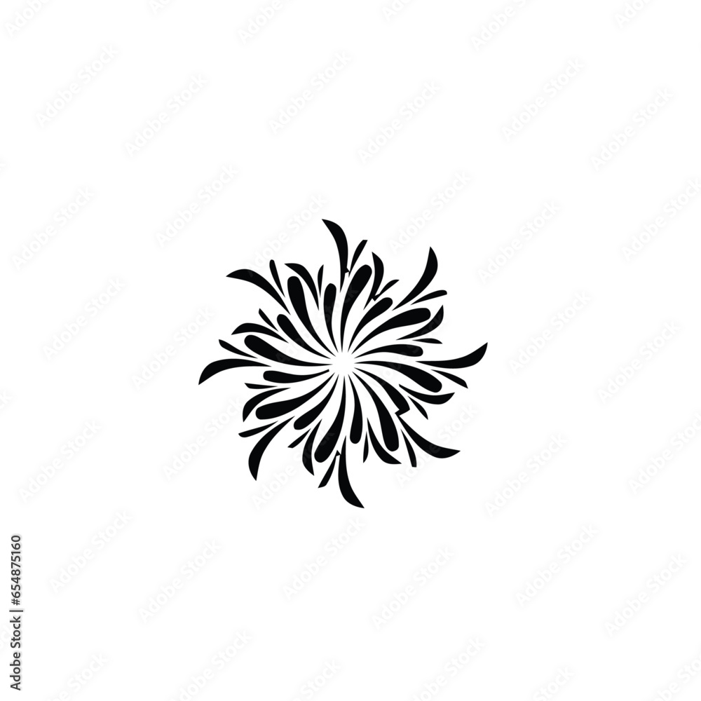 Leaf and herbs logo vector