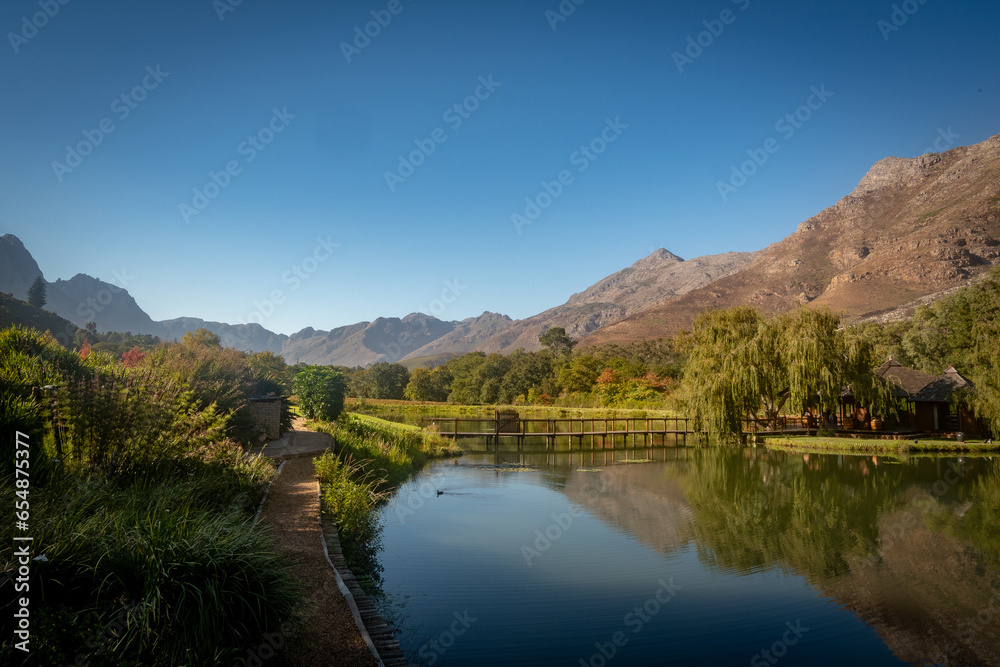 lake in the mountains