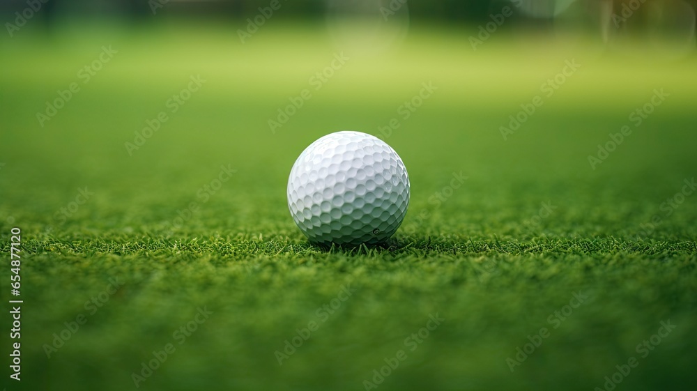 a golf ball sitting on the smooth, short-cropped grass of a putting green. The ball's texture and the precision of the green create an ideal composition. a golf ball sitting on the smooth, short-cropped grass of a putting green. The ball's texture and the precision of the green create an ideal composition.