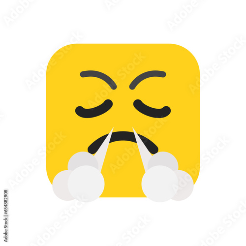 Steamed up Emoji