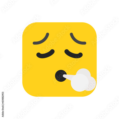 Sighed Emoji photo