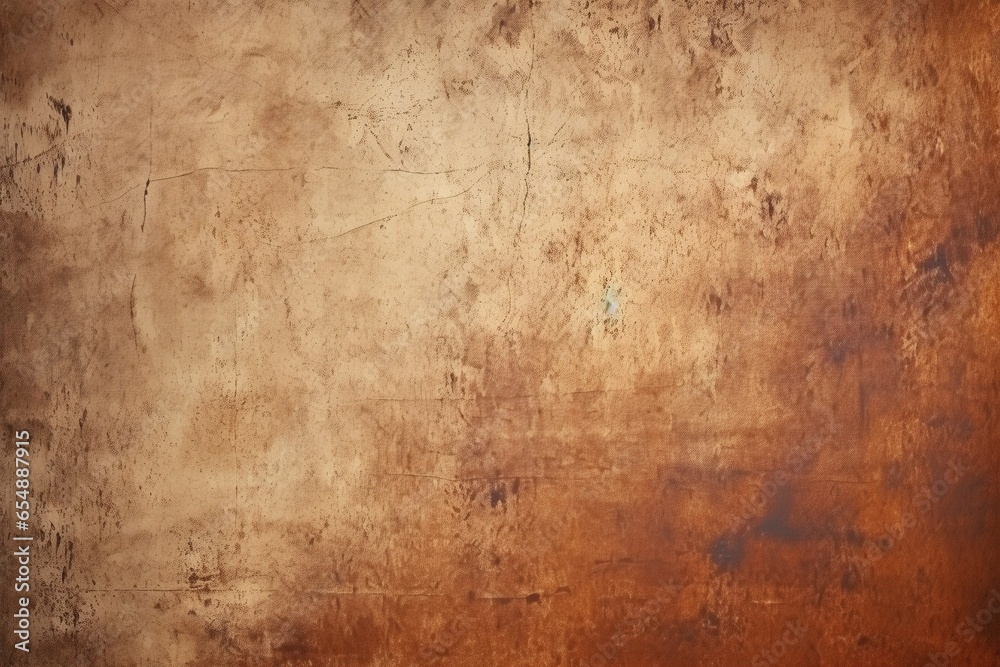 Beige brown scratched backdrop emanates texture, warmth, and graininess, creating a visually rich composition with elements of noise, gradient, and contrast in this textured photographic masterpiece o