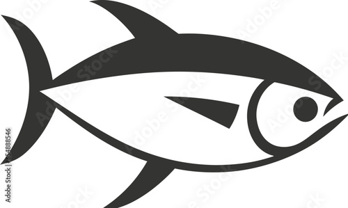 Tuna fish icon photo