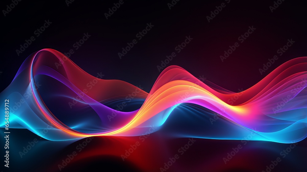 vibrant big neon wave background with glowing electric colors and futuristic aesthetic - abstract digital art for modern design projects vibrant big neon wave background with glowing electric colors and futuristic aesthetic - abstract digital art for modern design projects
