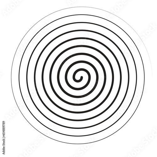 Spiral circle. Abstract circle. graphic design vector illustration. circle swirl. Circle black. vortex icons. Hurricane. motion twirl twist curve rotation spin. geometric shape