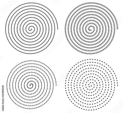 Spiral circle. Abstract circle.  graphic design vector illustration. circle swirl. Circle black. vortex icons. Hurricane. motion twirl twist curve rotation spin. geometric shape